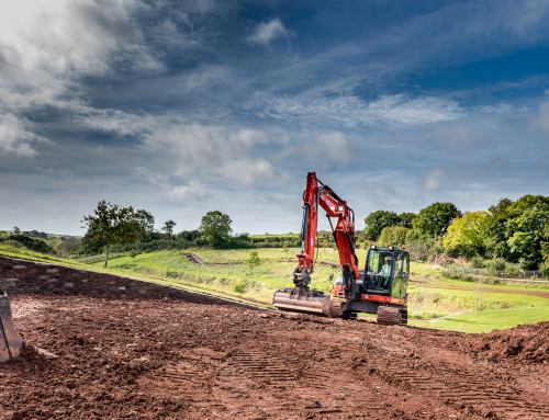 Construction Machinery Photography in Devon for Kubota